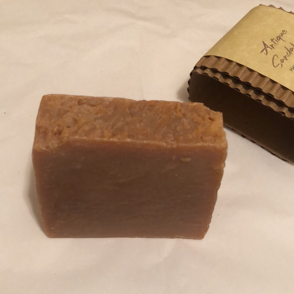 New unused Antique Sandalwood Handmade Soap. The bar is approximately 5 ounces. - Picture 6 of 16